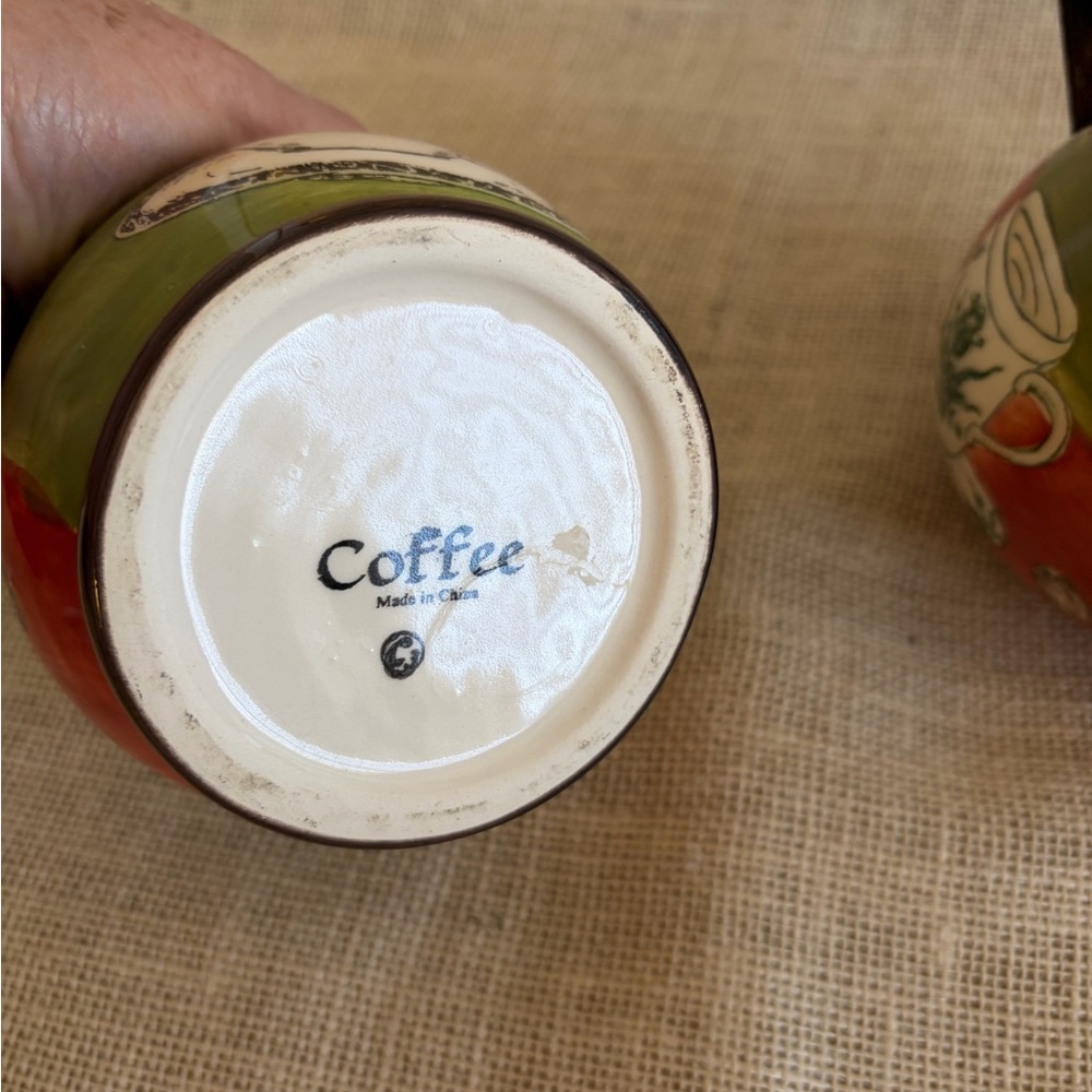 Mocha Ceramic Creamer and Sugar Set - Picture 4 of 5